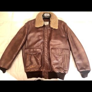 Genuine Cowhide Bomber Jacket Style: 594